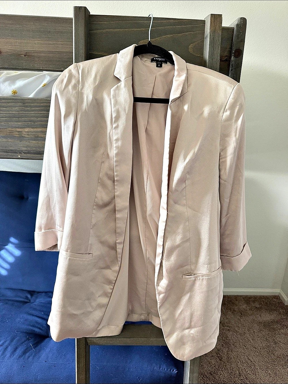Express Women's Blazer in Pink Size Medium